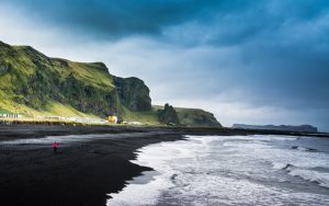 One of the country’s top black-sand beaches